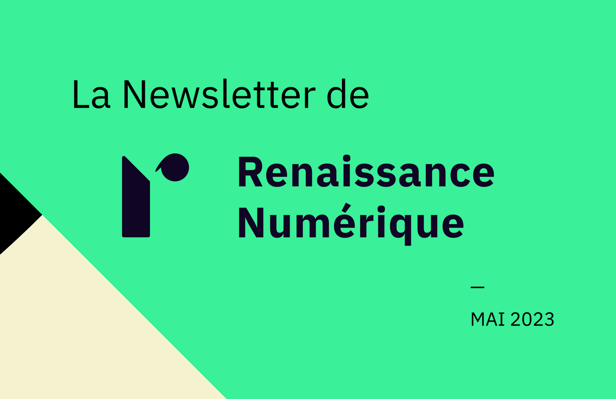 Dans la newsletter de <a href="/RNumerique/">Renaissance Numérique</a> ce mois-ci :

Une invitation à se projeter dans la #SociétéNumérique de 2032 ▪️Nos points d’attention sur la #PPLMajoritéNumérique ▪️Le lancement d'un programme de recherche sur l'#IA ▪️Une offre de #stage

Bonne lecture ! mailchi.mp/renaissancenum…