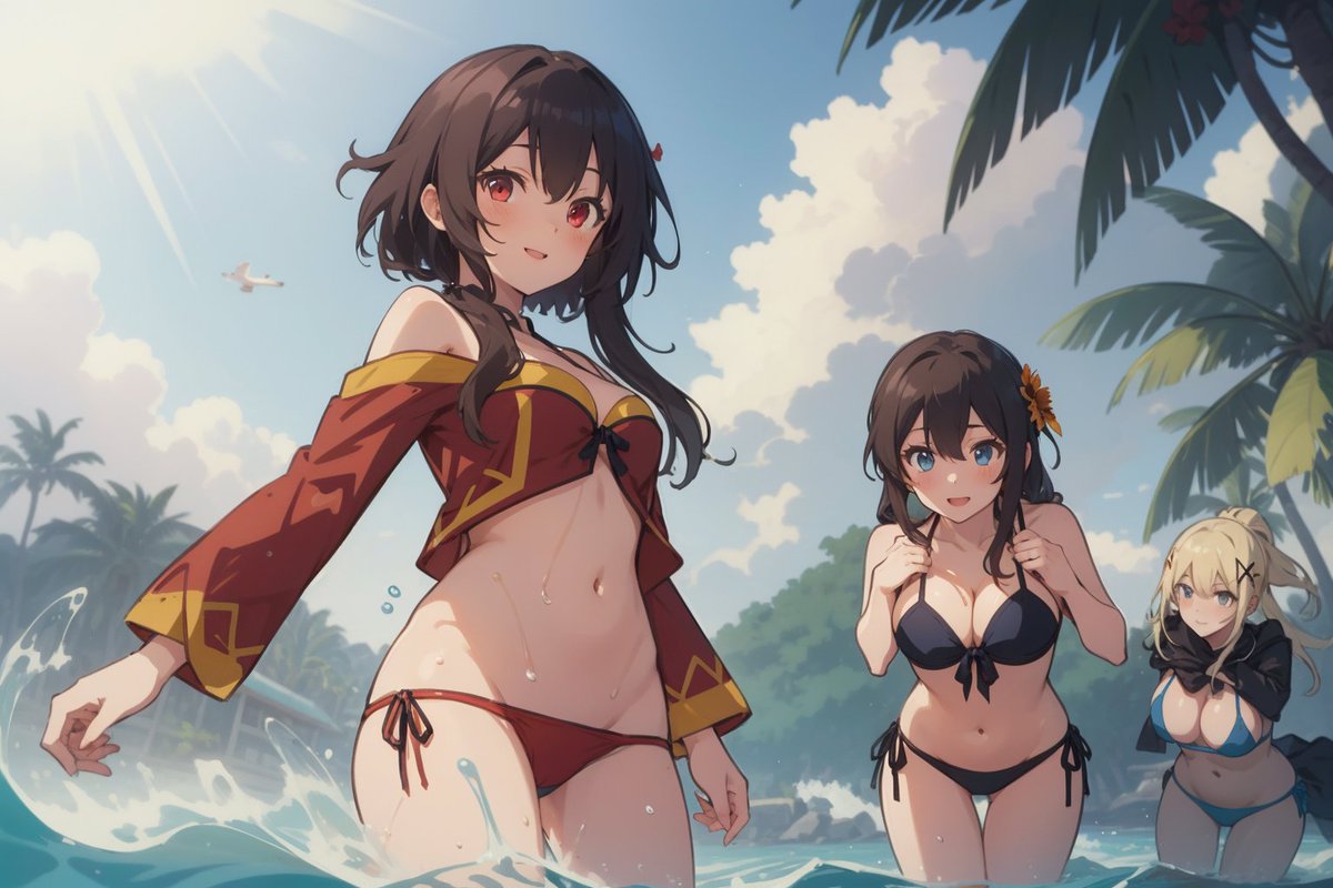 Beach Days
#konosuba #megumin #darkness #yunyun