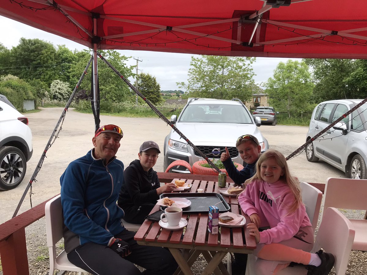 Why do most of #grandads #cycle rides have a #cafe stop.