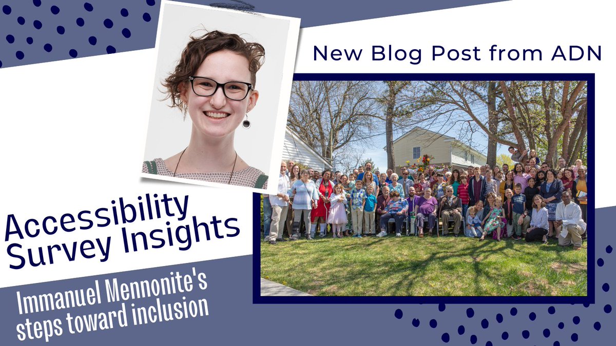 Opening Doors: Accessibility Survey Insights - mailchi.mp/adnetonline/op…

Immanuel Mennonite Church takes steps toward greater accessibility and inclusion.

[image id: Congregants of Immanuel Mennonite Church pose in front of their church building.]