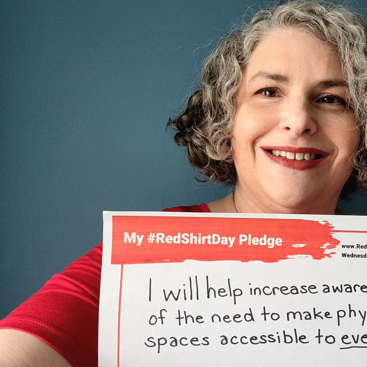 Today is Red Shirt Day, a movement that aims to bring Canadians together in a visible display of commitment to creating a fully accessible and inclusive society for people of all abilities. redshirtday.ca #RedShirtDay #RedForAccessAbility #NationalAccessAbilityWeek