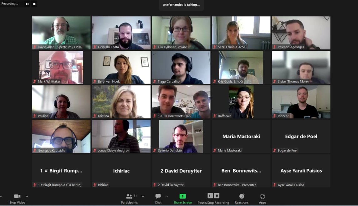 📢2nd SUSINCHAIN stakeholder online workshop was successfully held today! 🎉
📌Aiming to present best practices for insect production, processing and use and discuss a draft roadmap to support scaling of insect production in Europe
📌Thank you for joining us today! 
#susinchain