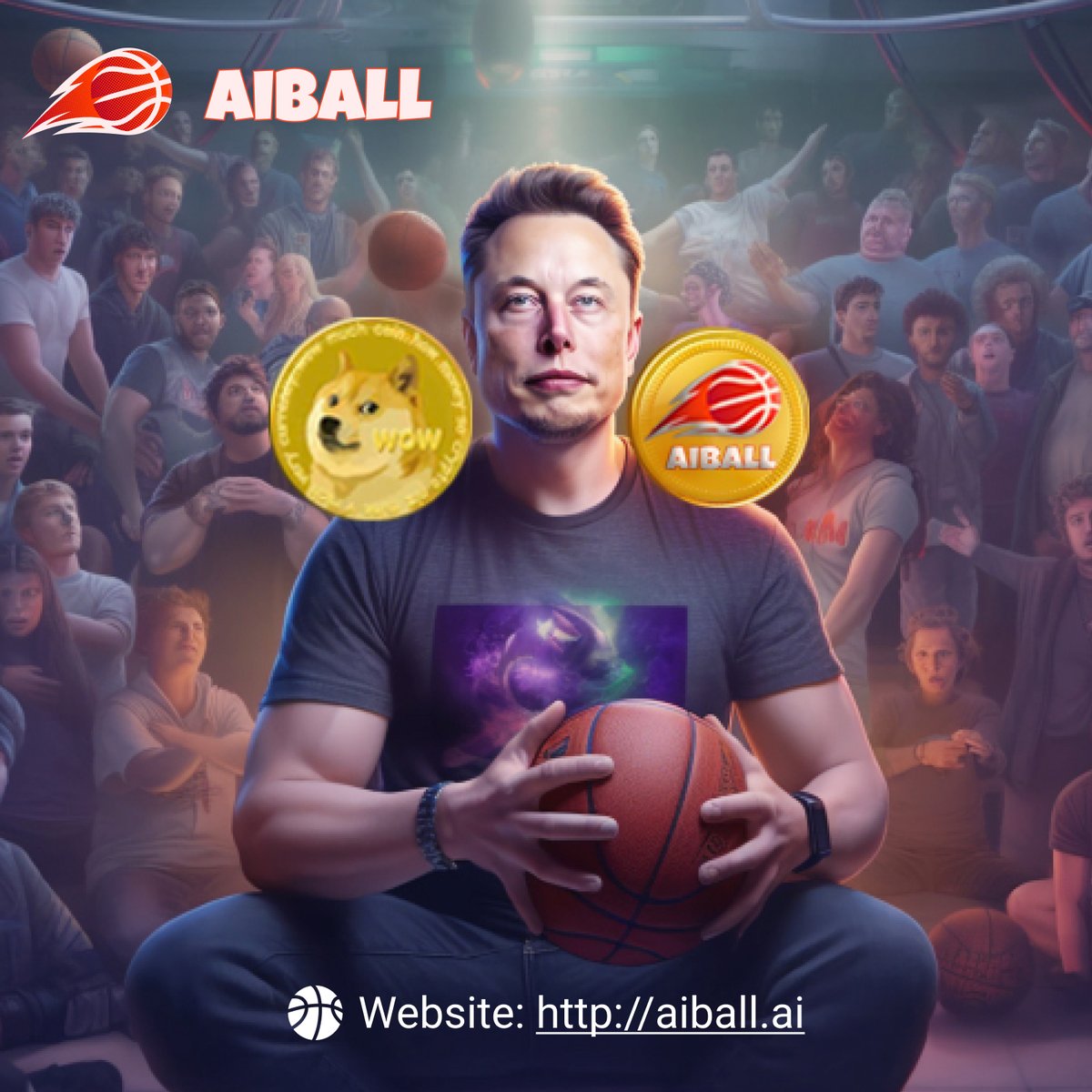 AiBall_ai's tweet image. Who can draw Elon playing basketball in #NBA？
#AIBALL #web3 #memecoins #BTC #NFTProject #NFTartists #NFTCollection #digitalart