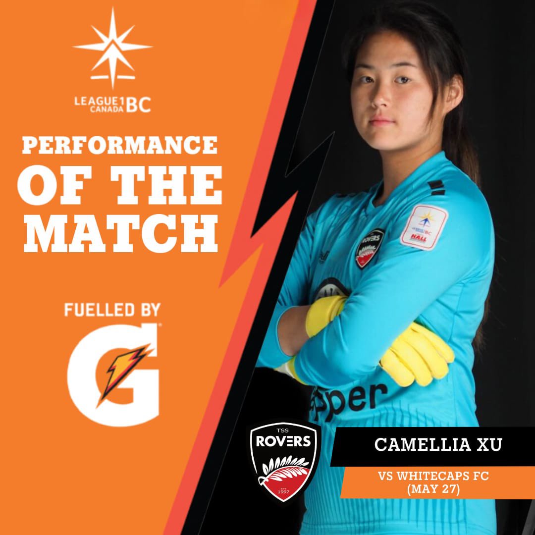 League1 British Columbia (@league1bc) on Twitter photo Congratulations to Camellia Xu from
<a href="/TSSRovers/">TSS Rovers Football Club</a> for being selected as the #L1BC Female <a href="/Gatorade/">Gatorade</a> ๐ฃ๐ฒ๐ฟ๐ณ๐ผ๐ฟ๐บ๐ฎ๐ป๐ฐ๐ฒ ๐ผ๐ณ ๐ง๐ต๐ฒ ๐ ๐ฎ๐๐ฐ๐ต Fuelled by Gโฝ๏ธ.
This recognition goes to one Female player at each L1BC Feature Match during the 2023 season. Congratulations to Camellia Xu from
<a href="/TSSRovers/">TSS Rovers Football Club</a> for being selected as the #L1BC Female <a href="/Gatorade/">Gatorade</a> ๐ฃ๐ฒ๐ฟ๐ณ๐ผ๐ฟ๐บ๐ฎ๐ป๐ฐ๐ฒ ๐ผ๐ณ ๐ง๐ต๐ฒ ๐ ๐ฎ๐๐ฐ๐ต Fuelled by Gโฝ๏ธ.
This recognition goes to one Female player at each L1BC Feature Match during the 2023 season.