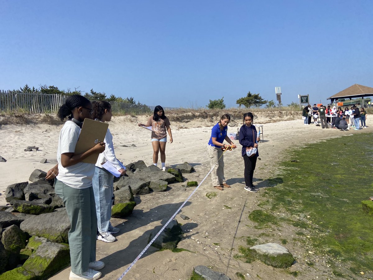 ADITL field trip to Jones Beach with WHS students the Nassau County water and Soil Conservation and Town of Hempstead water Conservation partners. ⁦<a href="/SUNYOldWestbury/">SUNY Old Westbury</a> ⁦<a href="/WestburySTEAM/">WestburySTEAM</a>⁩