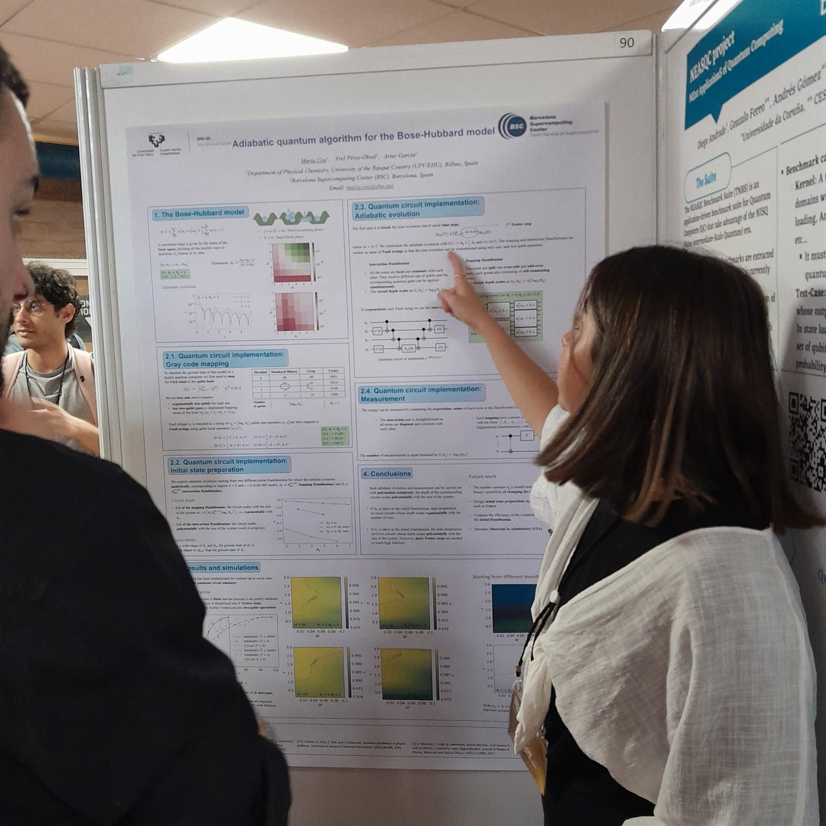 QUANTIC group (@quantic_bsc) on Twitter photo The former Quantic Master student <a href="/mariacea98/">María Cea</a> is presenting a poster at #ICE8!
Work in collaboration with <a href="/axelperezobiol/">Axel Pérez-Obiol</a> and <a href="/AArturgs/">Artur Garcia</a> The former Quantic Master student <a href="/mariacea98/">María Cea</a> is presenting a poster at #ICE8!
Work in collaboration with <a href="/axelperezobiol/">Axel Pérez-Obiol</a> and <a href="/AArturgs/">Artur Garcia</a>