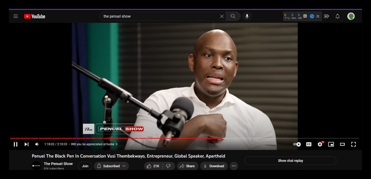 iammateso's tweet image. My new favorite YouTube channel

#thepenuelshow #vusithembekwayo