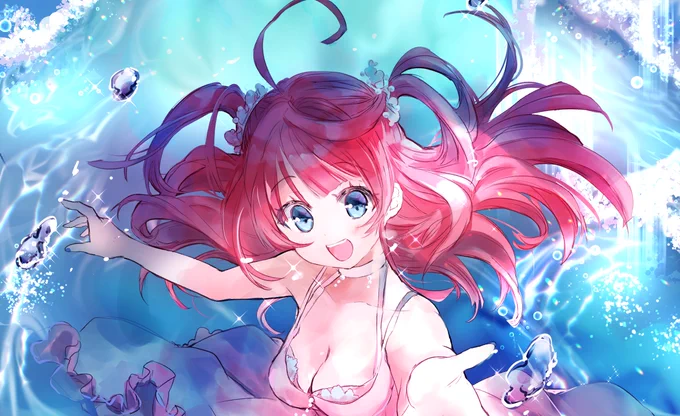 10万フォロワー欲しいです! \\おいでよ!海の絵もボカロももっと描くよ!!//