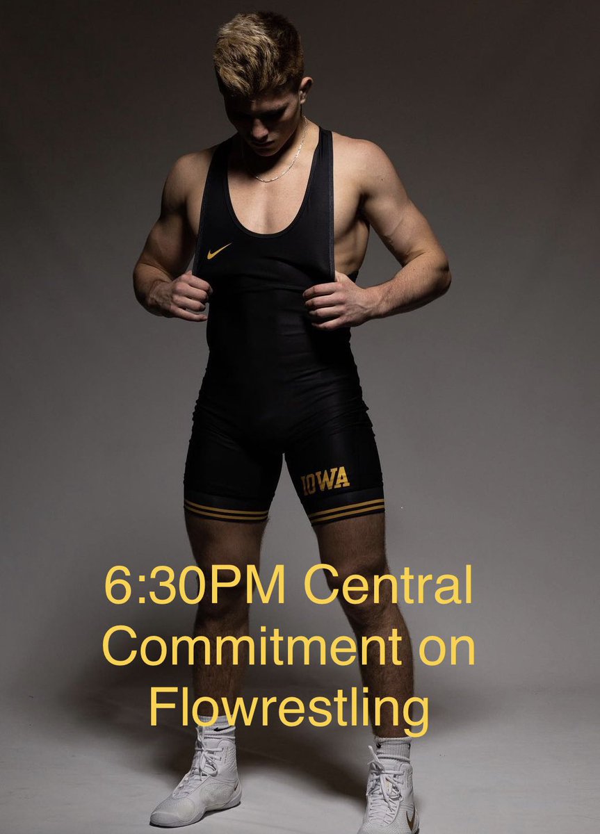 Today is the day Hawkeye fans! The top recruit in the country, Angelo Ferrari, is choosing between Iowa, Rutgers, and Virginia Tech. Show will be live on Flowrestling at 6:30PM according to their schedule, 6PM to be safe. Go Hawks!! 💪🏻🐤🥇