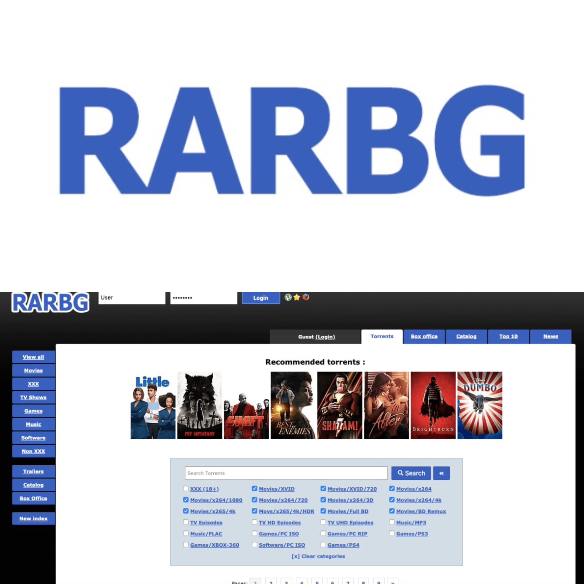 Popular site de torrents RARBG fecha as portas