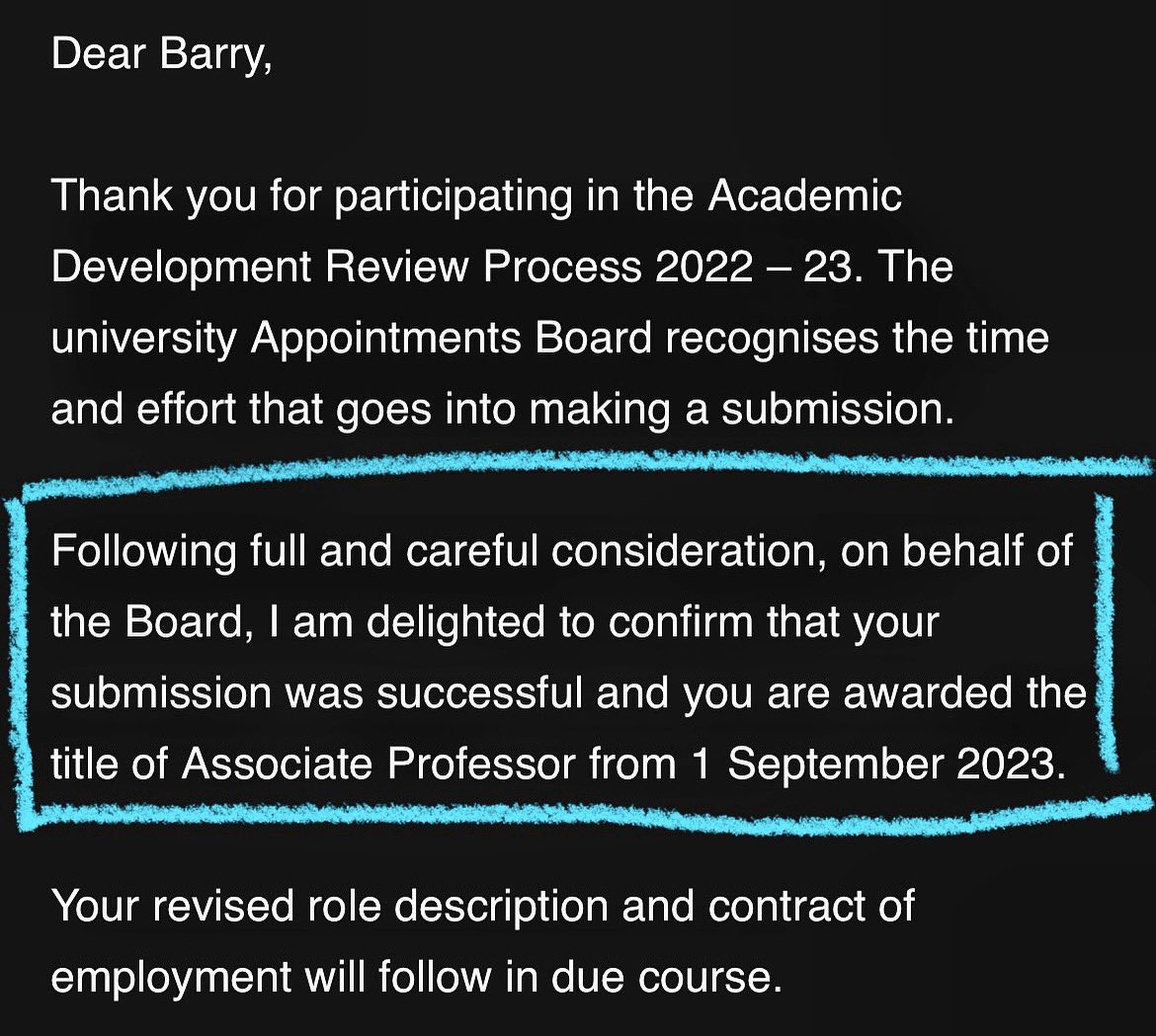 🎉 Just celebrating this HUGE moment! 🎊 So much persistence, dedication, bids, projects, publications, citizenship, and sheer hard work on top of the day job has gone into getting this promotion. #AssociateProfessor #ThankYou 🎉 🎊 🎉 🎈 @NorthumbriaUni