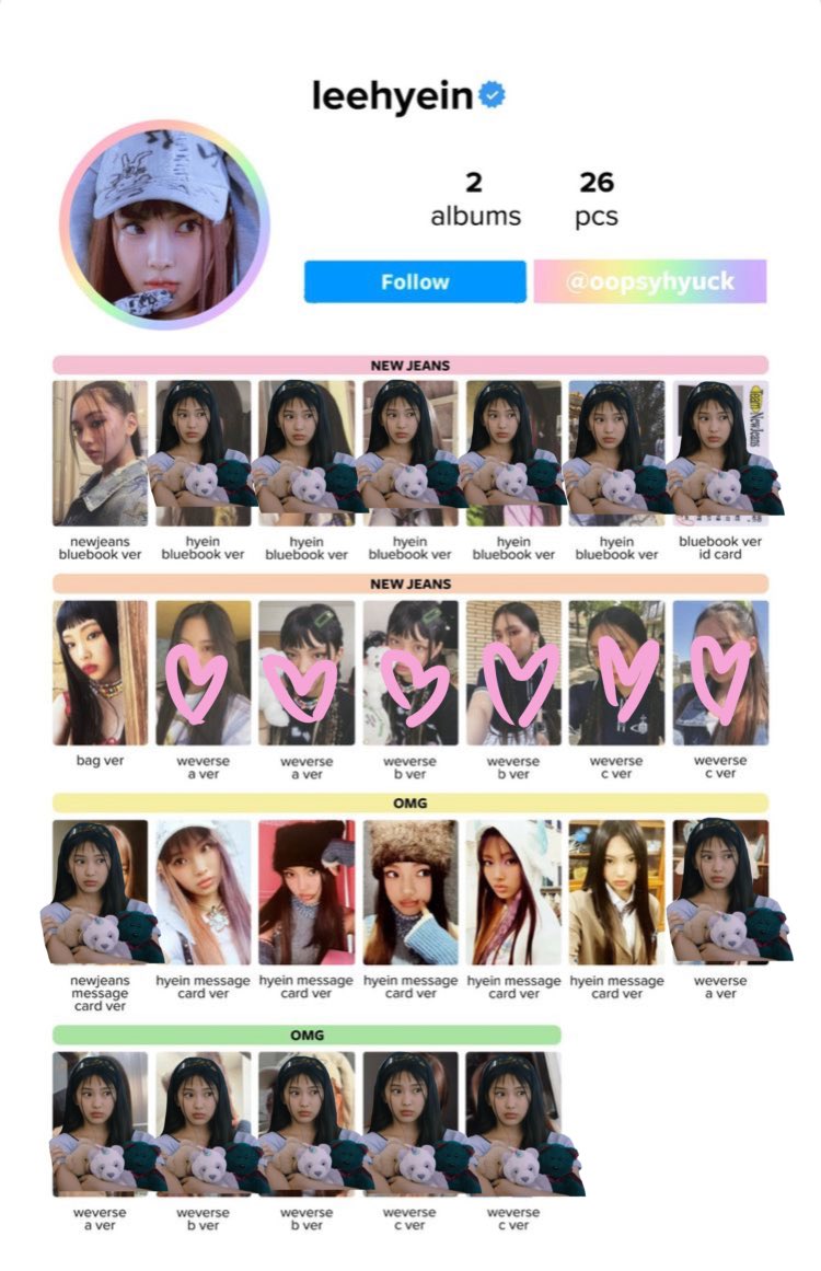 as_ankpshpwml's tweet photo. รีเเจก20฿1คน
(ถ้าได้น้องตามที่ต้องการ)
ตามหาการ์ดน้องฮเยอินค่ะใบที่โดนรูปน้องฮเยอินกอดหมีหรือหัวใจปิด=มีเเล้วนะคะส่วนใบที่เหลือยังไม่มีเลยค่ะอยากเก็บน้องให้ครบมากๆเลยค่าขอราคารวมส่งเเล้วนะคะเมนชั่นมาได้เลยขอราคาเเละรายละเอียดด้วยค่ะ💜🎀🪄
ขออนุญาตยืมเเท็กนะคะ
#ตลาดนัดnewjean https://t.co/RlWwcjzZOV
