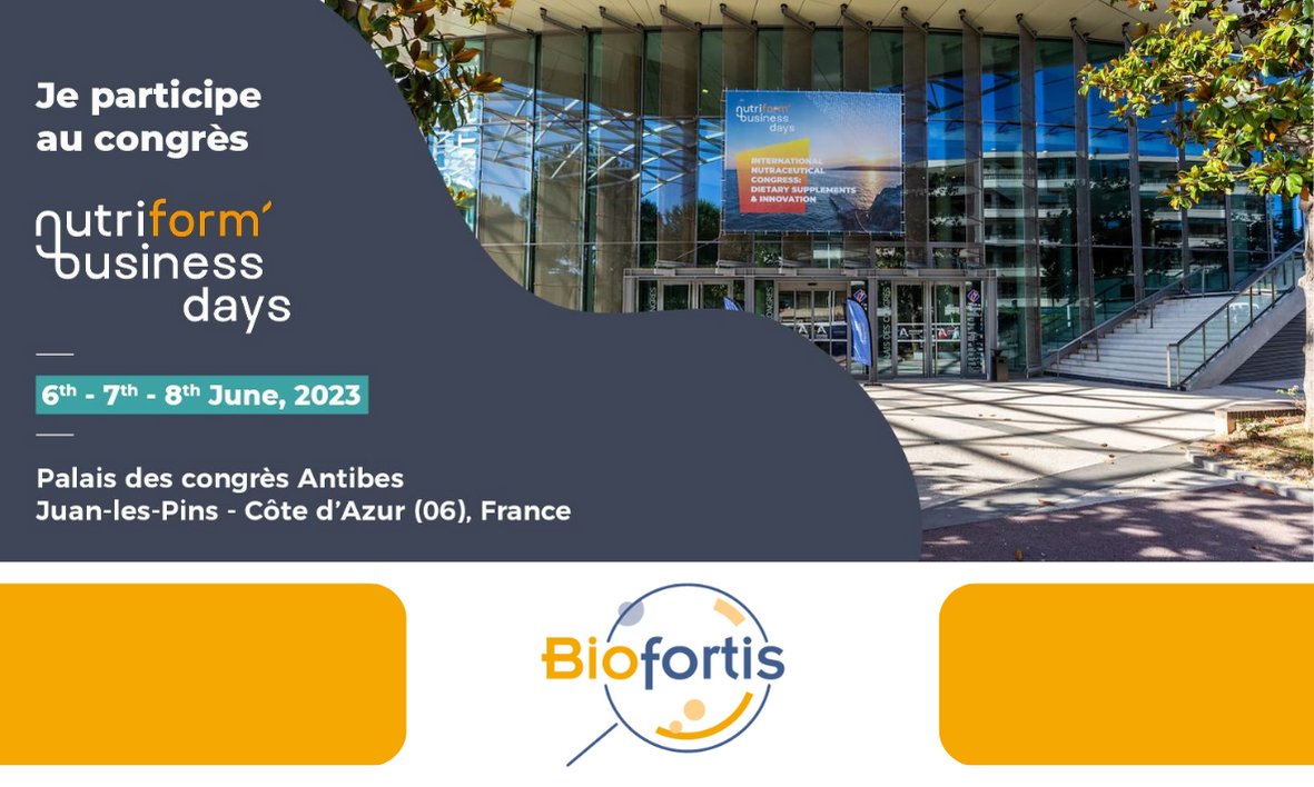 One week before <a href="/NutriFormBD/">NutriFormBD</a> 2023! Biofortis will be present at the 7th international congress of dietary supplements &amp; innovation
📆 June 6th, 7th &amp; 8th 2023
📍 Antibes Juan-les-Pins

#CRO #NFBD2023 #Innovation #supplements #event