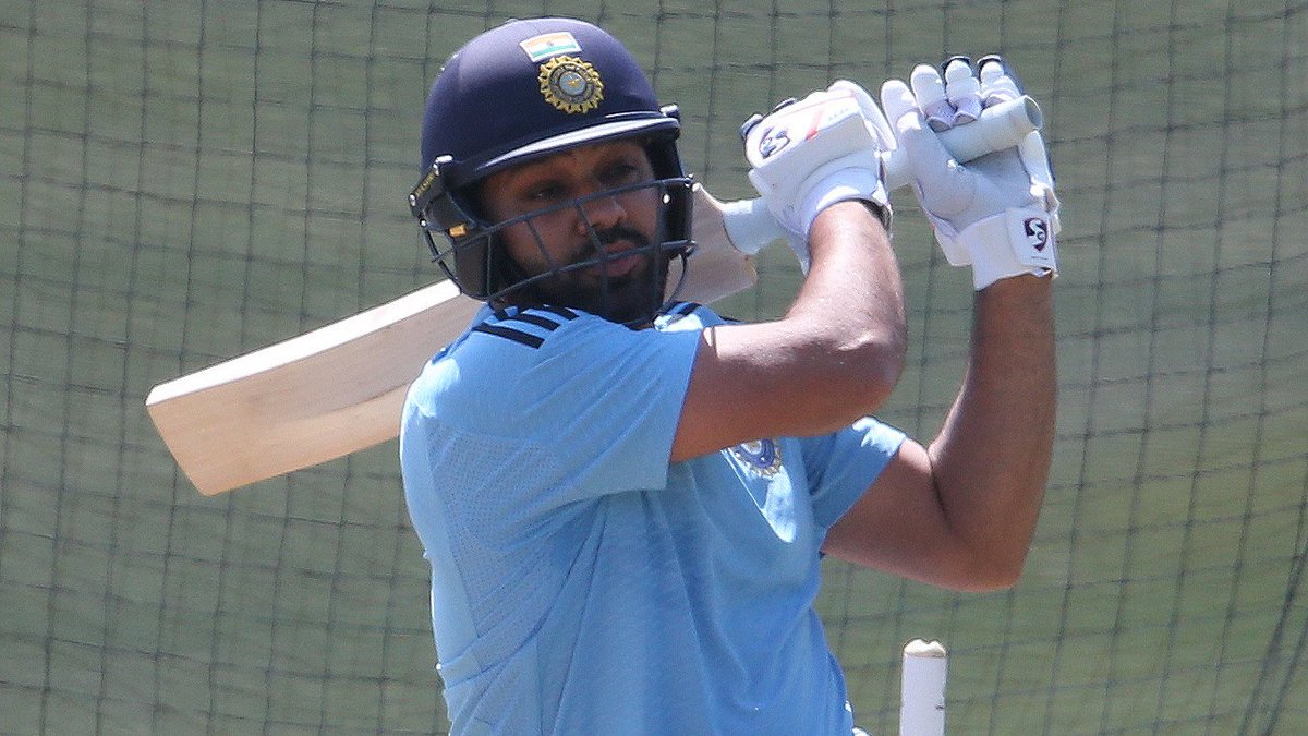 ICC's tweet photo. The skipper is getting ready for the big finale 💪

#WTC23 https://t.co/3jP8Ywaq0T