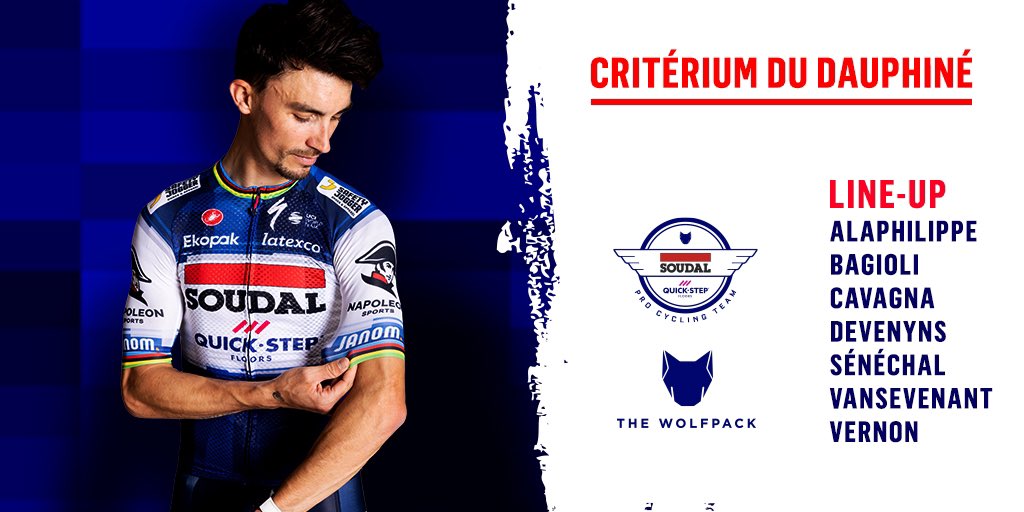 Look who’s back to lead Soudal Quick-Step at the <a href="/dauphine/">Tour Auvergne Rhône-Alpes</a> 😃

Photo: <a href="/BeelWout/">Wout Beel</a>
