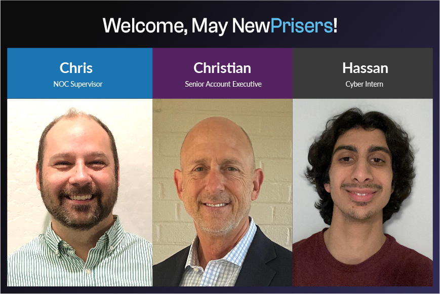 Dataprise's tweet image. Join us in welcoming our May #NewPrisers to the #Dataprise Family!

#Newhire #NewEmployee #Welcome #NewPrisers #winningwithIT #topworkplace #lovewhereyouwork