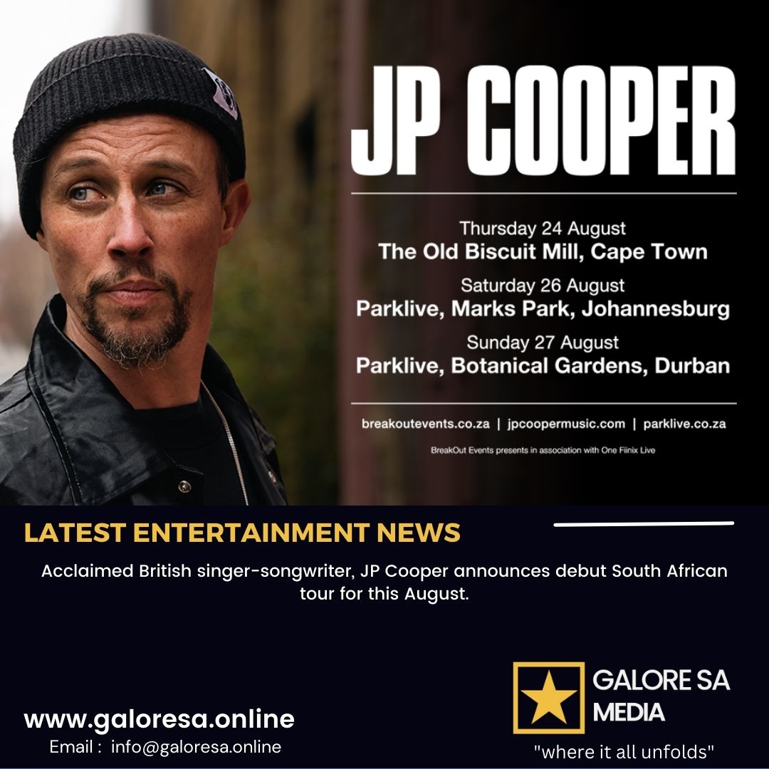 Acclaimed British singer and songwriter JP Cooper, whose debut album “Raised Under Grey Skies”, including the huge global hit “September Song”, and sophomore album ‘SHE’, introduced an artist of great depth with a voice and songs to match. 

Breakout Events in association with