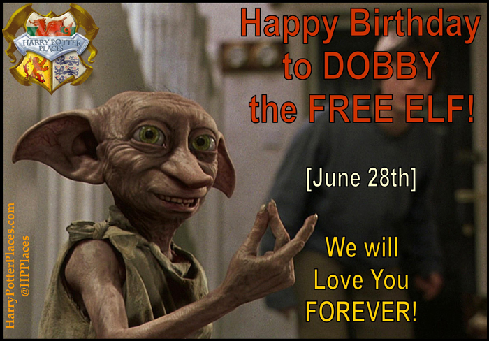 Happy #HarryPotter Birthday to Dobby the House Elf!  #Dobby @louisedobie @libertadDobby (#TobyJones the voice of Dobby)