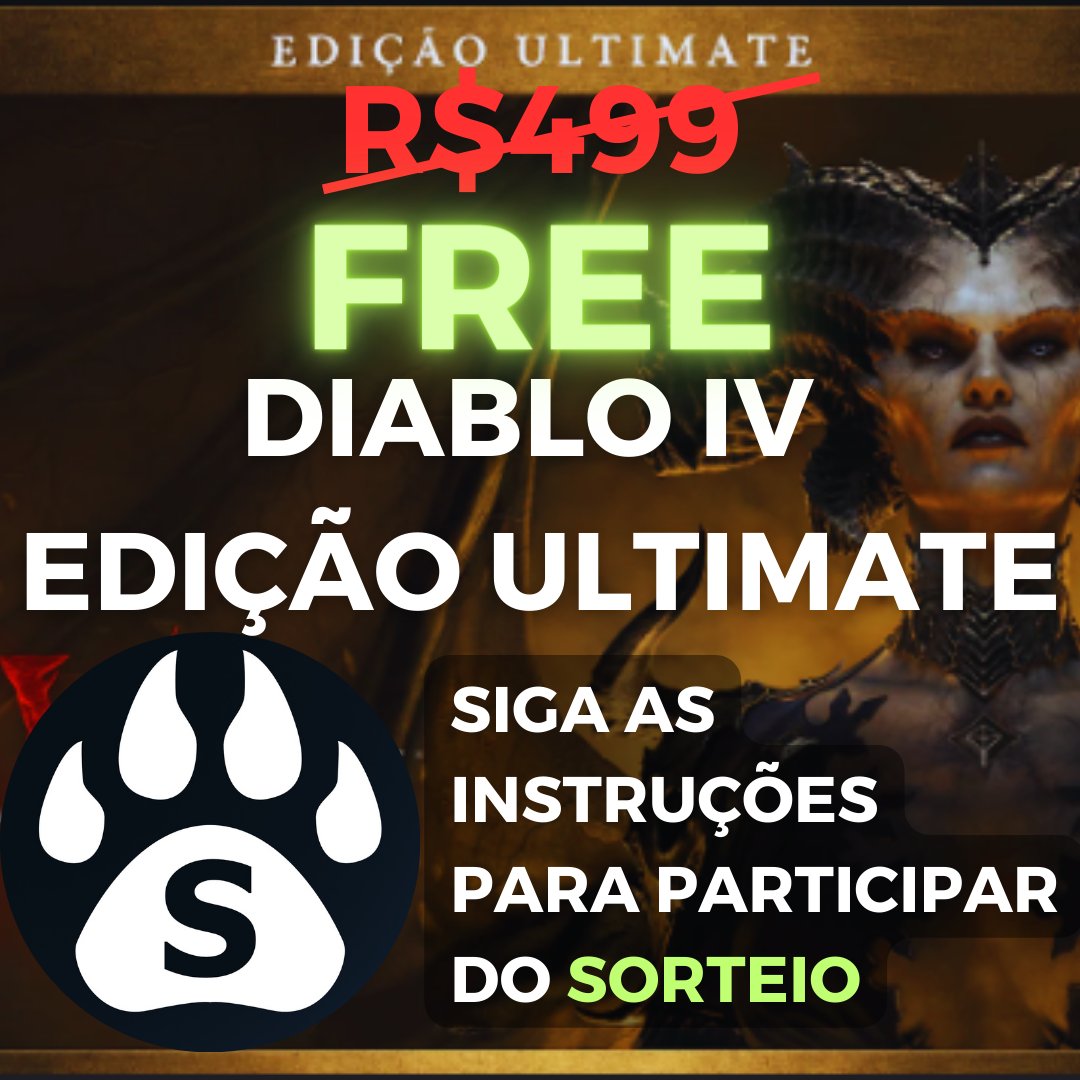 speedoz123's tweet photo. Galera, @kfcbrasil fez a boa e me deu 1 key do #DiabloIV  ULTIMATE. Como vcs me ajudaram com uma parte do custo do game, vou fzr #sorteio dessa key pra vcs! Pra concorrer:
1. Me segue ai
2.Marcar 1 amigo nos comentários
3.Retweet!
Olha nos comentários a promo #DiablonoKFC #publi https://t.co/685yglnWCF