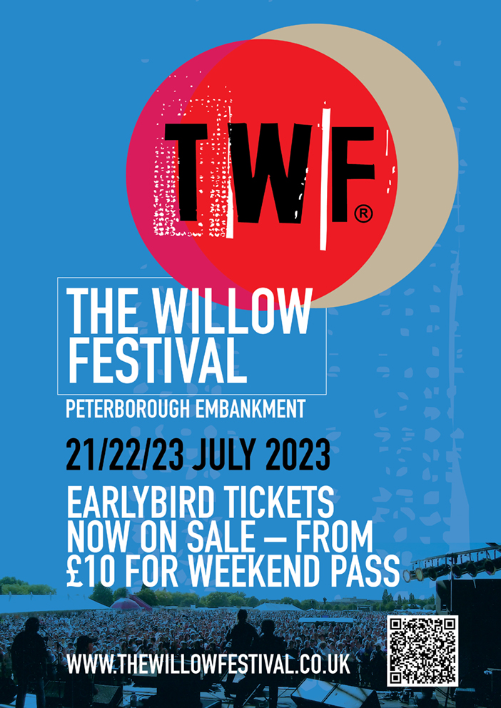 Also Happy to announce that i will be on the line up for The Willow Festival this July (on the Sunday).

Love a festival gig :D