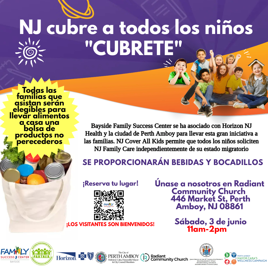 Attention Gateway Neighbors!  The NJ- Cover all Kids "Get Covered" registration event has been moved to a NEW location! It will be on 6/3/23 from 11 am- 2 pm at Radiant Church (446 Market St.). #GATEWAYOFPERTHAMBOY #PERTHAMBOY #NJGETCOVERED