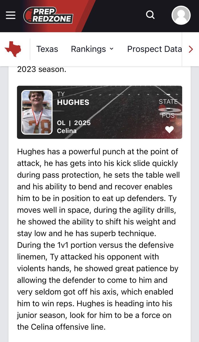 Thanks for the write up!! <a href="/PrepRedzoneTX/">Prep Redzone Texas</a> <a href="/RecruitCelinaFB/">Celina Bobcat Football Recruiting</a>