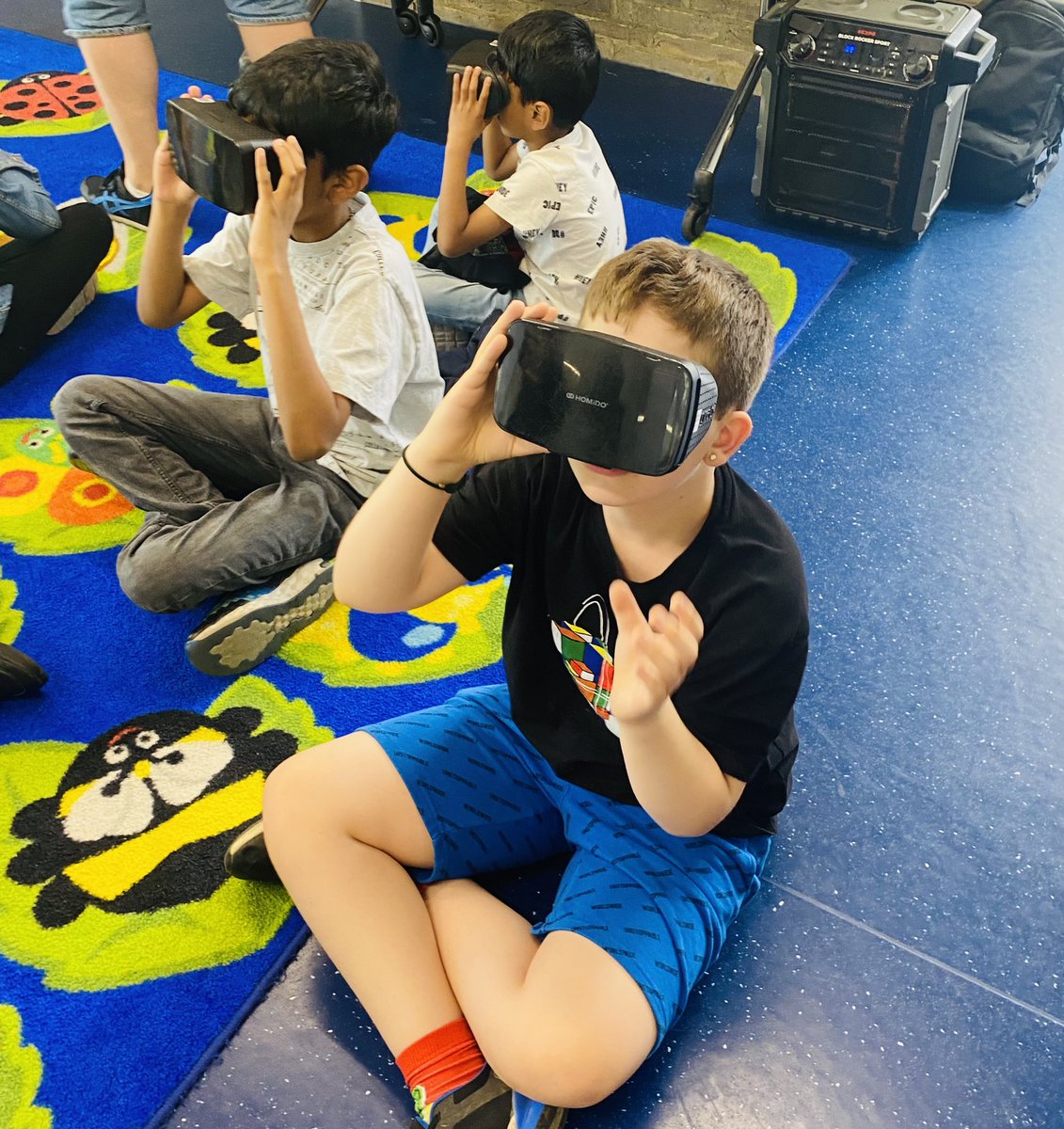 Space travel became a reality today at Central Library with Mark from the @educationgroup #ReadingSparks