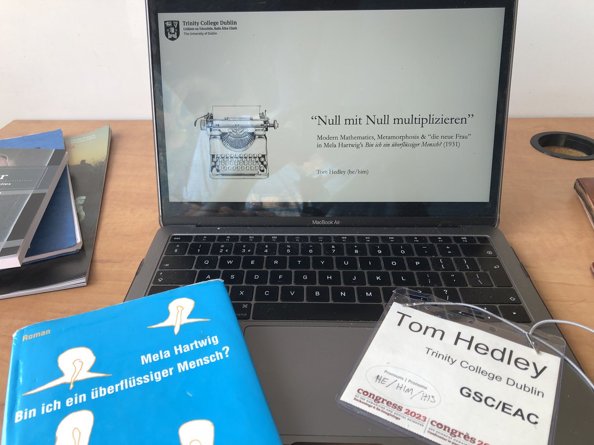 TomHedley94's tweet photo. Twas an absolute delight to present my PhD research at @cangermstudies annual conference in Toronto at @YorkUniversity. Such a lovely group of open, enthusiastic and welcoming researchers across Canada and beyond; I hope I’ll meet you all again sometime! 🍻#congressh #gsc2023 https://t.co/oek4dRhhvu