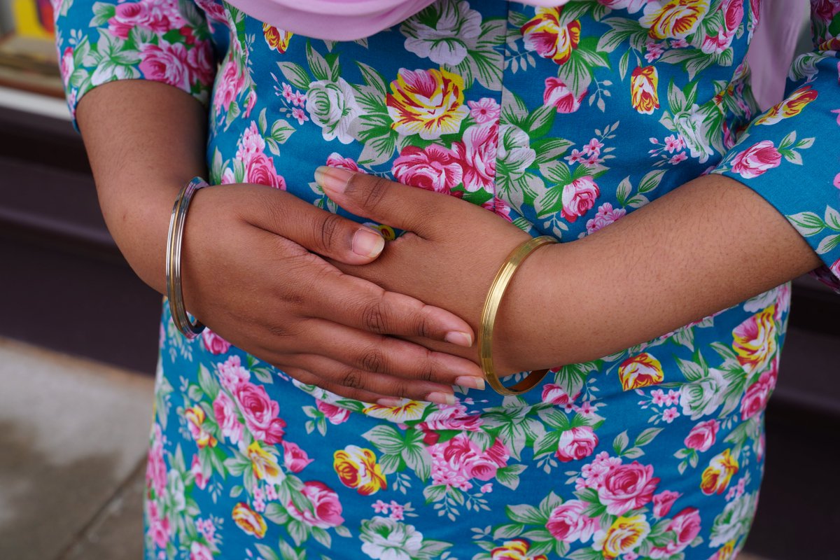 👀Look at this beautiful Salwar Kameez, Punjabi suit! 
This week, with thanks to the tailors D'jan by Simran &amp; research consultant, Ravneet Sehra, we're able to tell the story of Surinder Kaur, who is one of many Punjabi women that arrived in 1960s Britain.