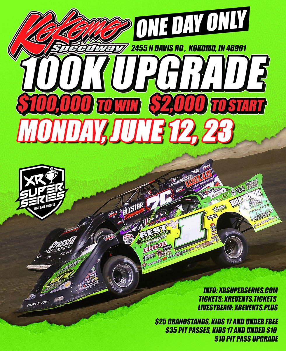 XR Super Series on Twitter "MIDGET WEEK FINALE / 100K LATE MODELS BACK