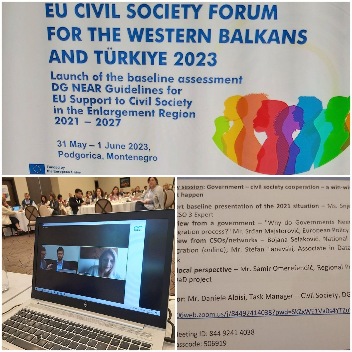 Glad to contribute to 2023 @TACSO_3 Forum. Talked about role of CSO's in EU accession process, opportunities and pitfalls... @CEPBelgrade @OsfSerbia @NKEUSrbija @BiEPAG
