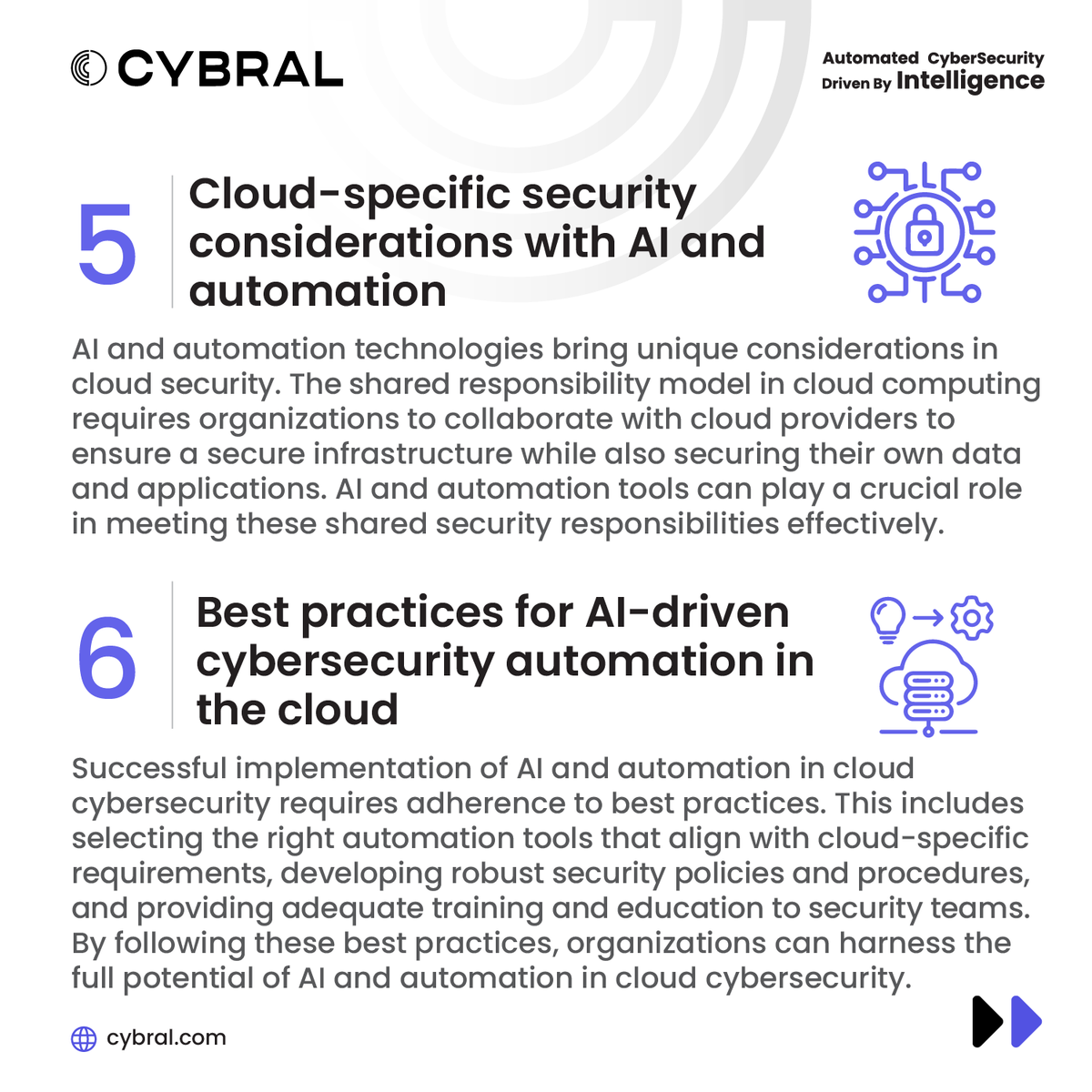 CybralUS's tweet photo. Unlock the Power of AI and Automation in Cloud Cybersecurity! Discover the benefits, challenges, and best practices for securing your cloud environment with cutting-edge technologies.
 #Cybersecurity #CloudSecurity #AI #automation https://t.co/kHMvlmaaUF