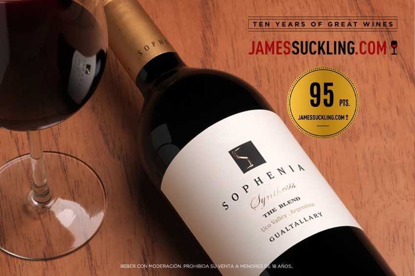 Estamos felices de recibir nuevamente un gran reconocimiento para nuestro Sophenia Synthesis the Blend, esta vez de la mano de <a href="/james/">james</a>.suckling
Agradecemos a todo nuestro equipo por el compromiso en hacer vinos excepcionales que reflejan el potencial de Gualtallary.