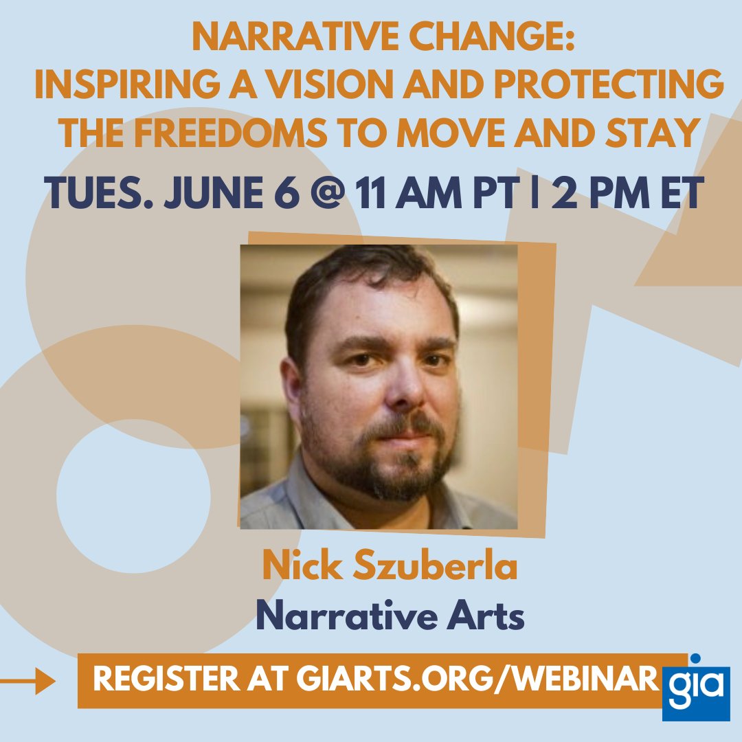 Nick Szuberla has helped design and lead national public information campaigns on issues ranging from sentencing reform to U.S. energy policy. Join him at our upcoming webinar: bit.ly/44pymSn #GIArts #NarrativeArts #Webinar #Funding #Change