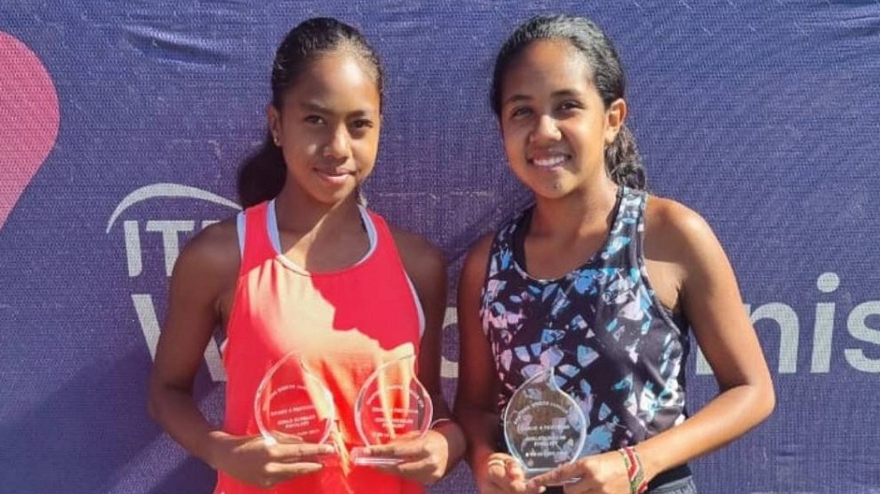tennis_rwanda's tweet photo. #BJKCupRwanda
Team Presentation, #Madagascar
Sisters Harena and Voavy won the J30 Zimbabwe (double) in 2022.
@parkinn @PrimeCementRw @SimbaVoyages @LiquidInTechRW
#BJKcup #TeamMadagascar #Rwanda #Tennis https://t.co/bqCLkISHEY