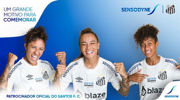 Já pode comemorar, pois a Sensodyne é o novo patrocinador das #SereiasDaVila! 😁

A marca número 1* no mundo para dentes sensíveis reforça sua missão de apoiar o talento feminino ao estampar as mangas do manto das #SereiasDaVila.