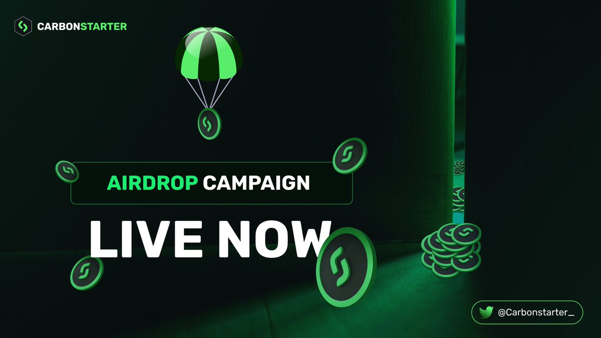 When Airdrop Campaign? NOW 🔥

The 4,000,000 $ARBS airdrop begins!

Here's how:
1. Join Zealy: zealy.io/c/carbonstarte…
2. Complete quests
3. Follow <a href="/Carbonstarter_/">Carbonstarter</a> 
4. Like &amp; RT
5. Tag 3 friends

Official guide: mirror.xyz/carbonstarter.…

Good luck!

#airdrop #crypto
