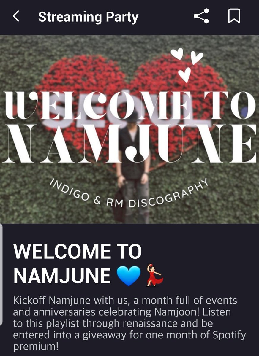 vincanindya's tweet photo. TEAM REAL ME (RM) let's join this Renaissance party 💙
#RMteam #NamJune https://t.co/TipI8XQACz