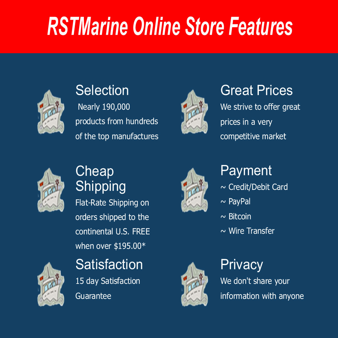 Our Features are for Your Benefit - RSTMarine - boatstuffsuperstore.com #boat #boats #boatlife #boating #boatlife #boatinglife #boatrepair #boatinglifestyle #powerboats #sailboats #boatelectronics #boatradar #boatequipment #boatparts #marineequipment #marineparts