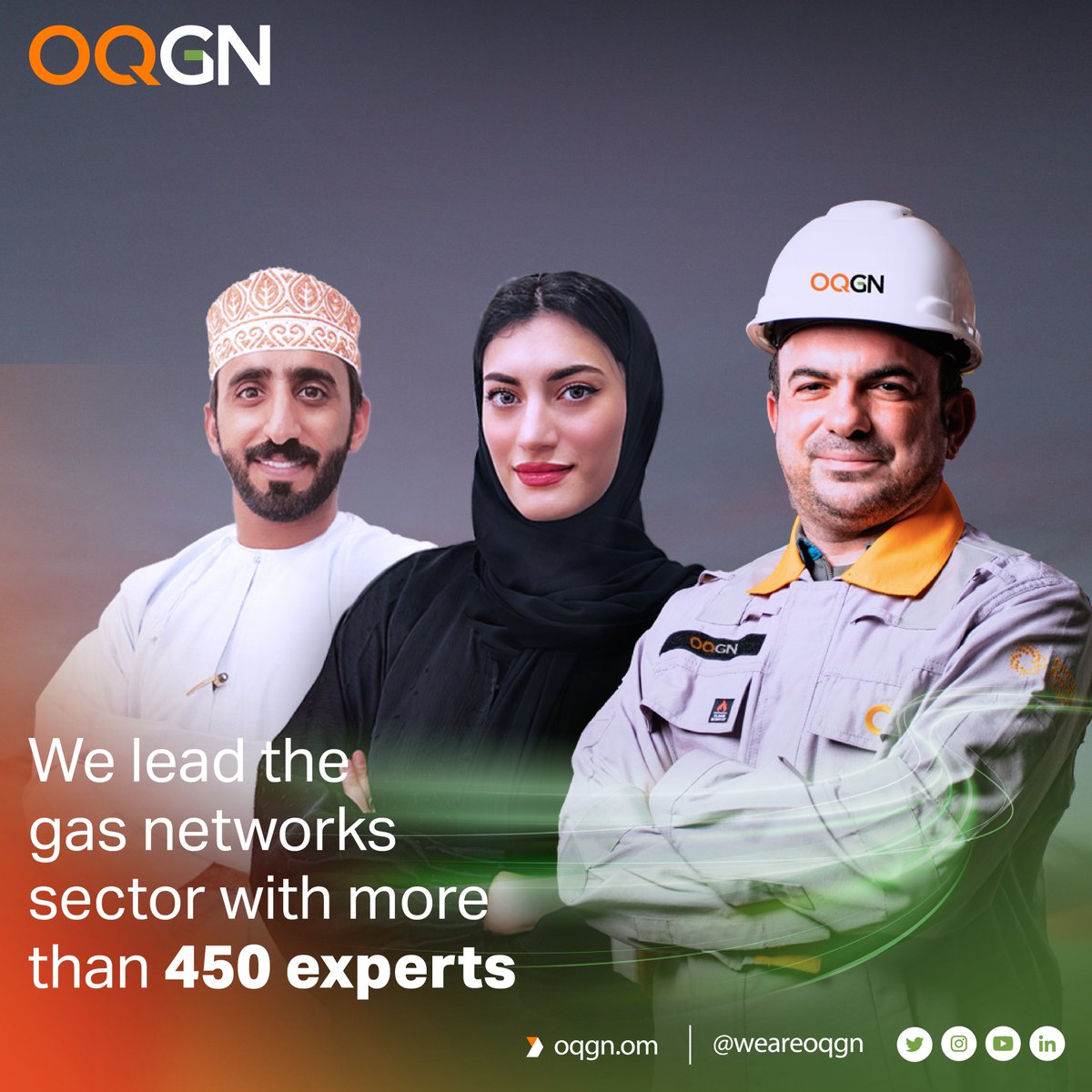 WeAreOQGN's tweet photo. We aim to stand out with an unwavering commitment to delivering high-quality gas services. Our dedicated team of over 450 experts works tirelessly to maintain the integrity of our network, ensuring the energy needs of Oman are met with excellence.
#ExclusiveNetwork #GasServices https://t.co/2emcs02oaC