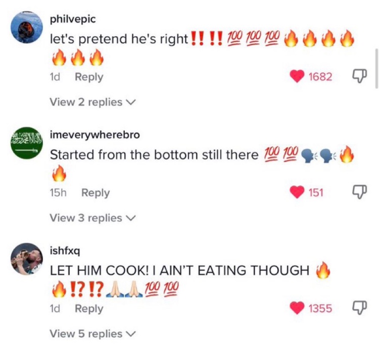 @Fishbed_Mig21 @Rap @MetroBoomin BRO TRIED TO COOK AND HE BURNT THE FOOD 😭🔥🔥