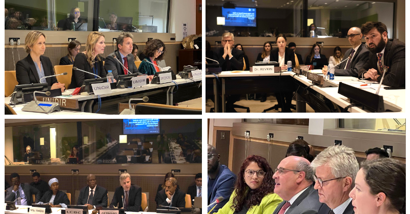 UNIDIR's tweet photo. 📢 The #MEAC23 Evidence & Learning Conference High-Level Opening event summary is out now!
This session brought together key practitioners, Member States & local experts to share emerging findings on pathways into & out of #armedgroups in the #LakeChadBasin, #Colombia & #Iraq.