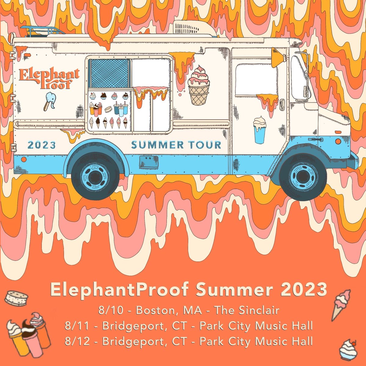 AATGoosePod's tweet photo. ElephantProof to hit the road for three shows in August! 🐘🐘 https://t.co/muSjCzuQpU