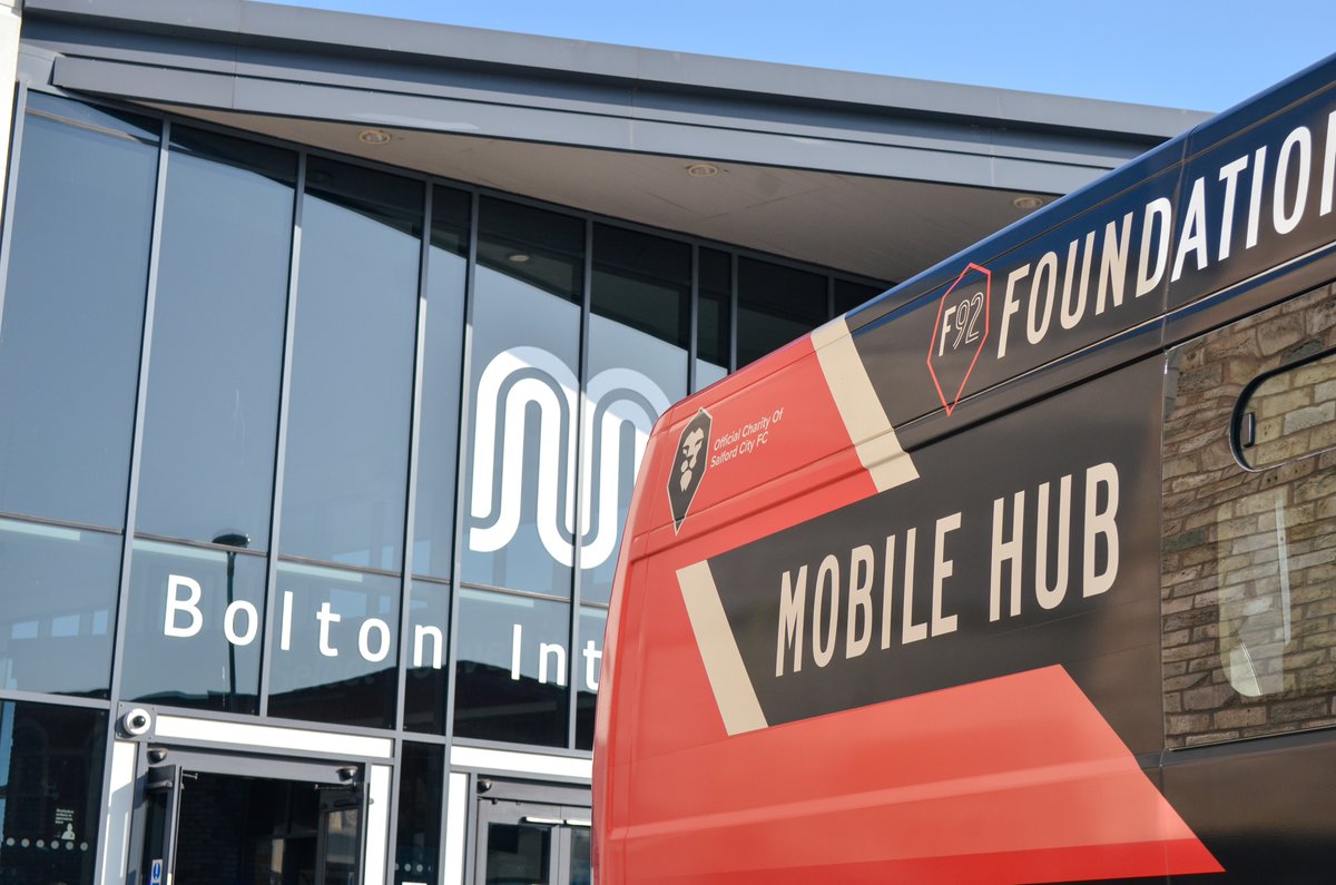 Foundation92's tweet image. The Foundation 92 staff are out in Bolton tonight, at the @OfficialTfGM Interchange! 

If you fancy a chat, come and say hi to the team.

#TFGM | @OfficialTfGM | @gmpolice