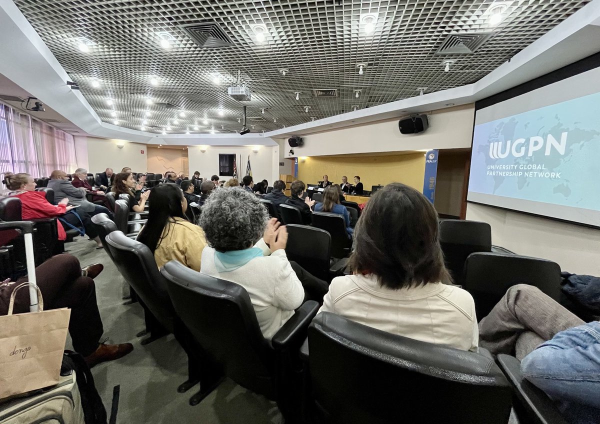 University Global Partnership Network (@ugpnetwork) on Twitter photo It’s over already! Thank you to <a href="/usponline/">USP - Universidade de São Paulo</a> for hosting a wonderful <a href="/UGPNetwork/">University Global Partnership Network</a> conference 2023! <a href="/aucani_usp/">USP International Office</a> colleagues have worked together with <a href="/UniOfSurrey/">University of Surrey</a> <a href="/NCState/">NC State University</a> to deliver a fantastic 3 days of collaboration. Obrigado! 🇧🇷❤️ It’s over already! Thank you to <a href="/usponline/">USP - Universidade de São Paulo</a> for hosting a wonderful <a href="/UGPNetwork/">University Global Partnership Network</a> conference 2023! <a href="/aucani_usp/">USP International Office</a> colleagues have worked together with <a href="/UniOfSurrey/">University of Surrey</a> <a href="/NCState/">NC State University</a> to deliver a fantastic 3 days of collaboration. Obrigado! 🇧🇷❤️
