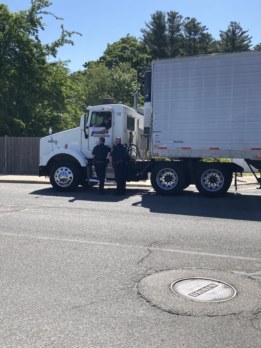 Dedham Police Dept on Twitter "Officers conducting heavy commercial