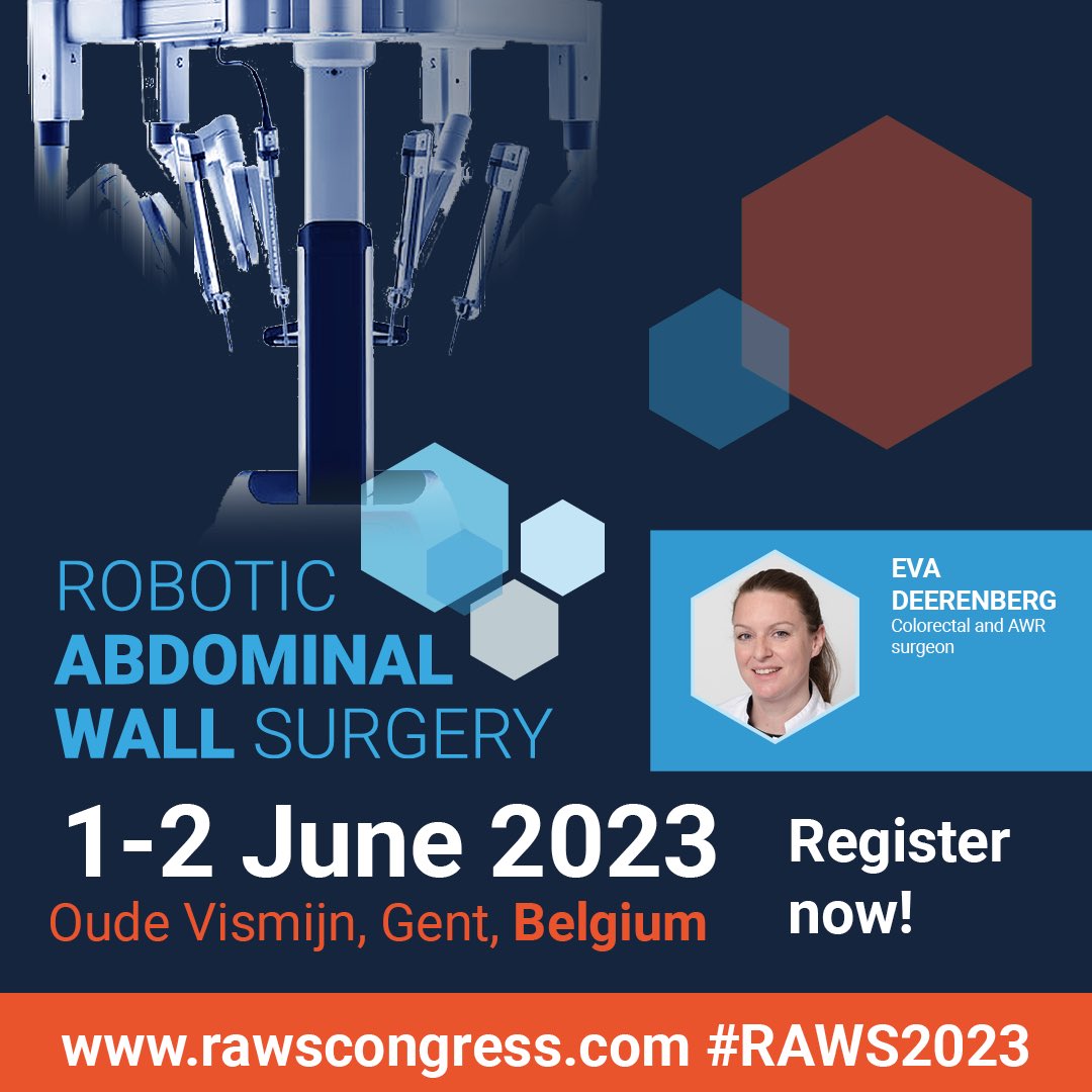 Eva deerenberg (@deerenbergeva) on Twitter photo Looking forward to RAWS the coming 2 days. I’ll share a case of a robotic parastomal hernia repair with retromuscular mesh (r <a href="/ericpaulimd/">Eric Pauli</a> ) Excited to discuss robotic AWR with international hernia enthusiasts & friends! <a href="/FilipMuysoms/">Filip Muysoms</a> #RAWS2023 Looking forward to RAWS the coming 2 days. I’ll share a case of a robotic parastomal hernia repair with retromuscular mesh (r <a href="/ericpaulimd/">Eric Pauli</a> ) Excited to discuss robotic AWR with international hernia enthusiasts & friends! <a href="/FilipMuysoms/">Filip Muysoms</a> #RAWS2023