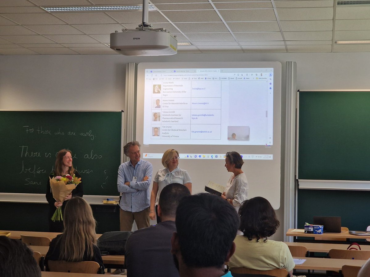 @rigaku were proud to attend and sponsor this week's 3DED workshop at  Antwerp University. Very interesting to learn about the cutting edge of Electron Crystallography. #3DED #microED