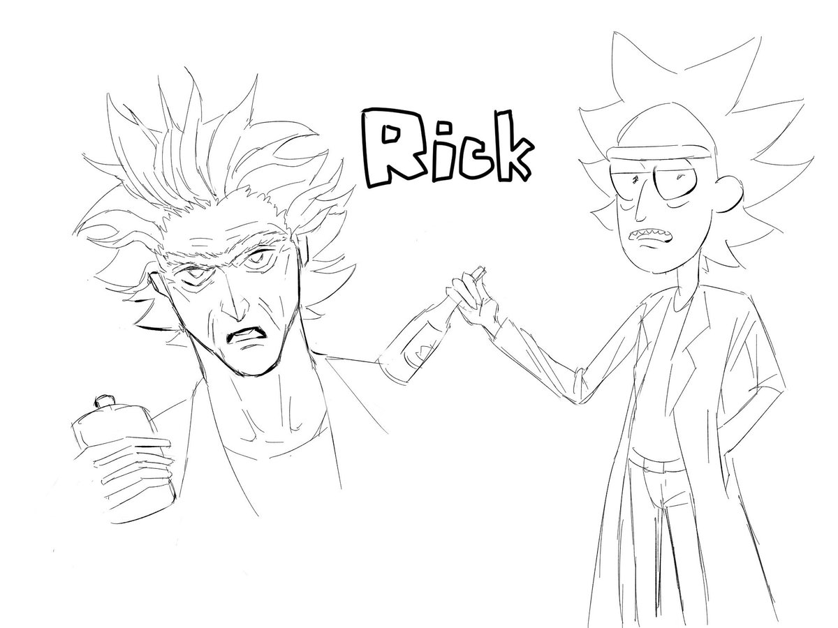 #絵描きさんと繋がりたい
Rick and Morty