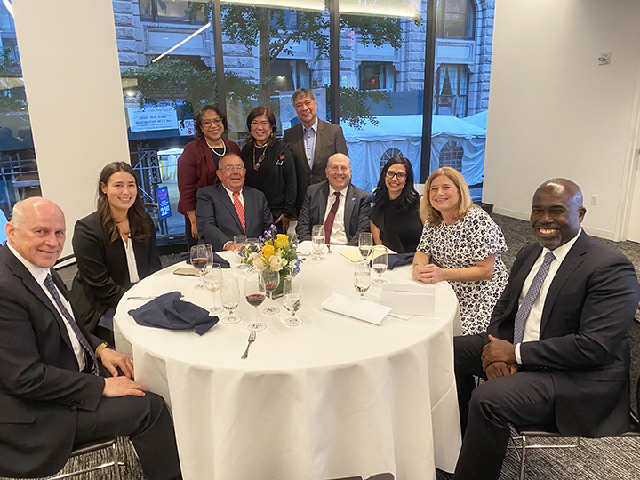 HaubLawatPace's tweet image. In collaboration with U.S. District Judge Philip M. Halpern, @HaubLawatPace hosted a group of distinguished international judges from the Judicial Dispute Resolution Network for an opportunity to share best practices in #AlternativeDisputeResolution from around the world. #ADR